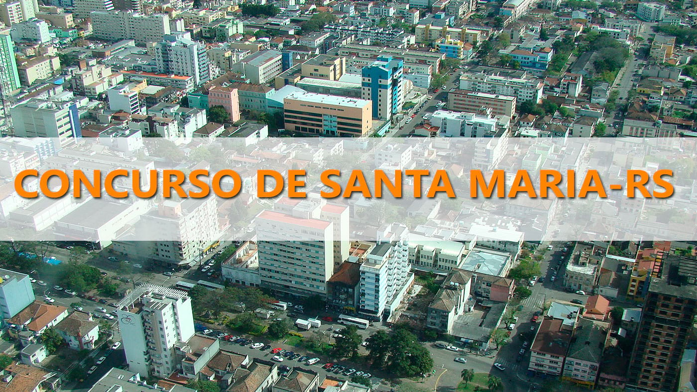 Concurso Prefeitura de Santa Maria RS 2020 Edital e Inscrição