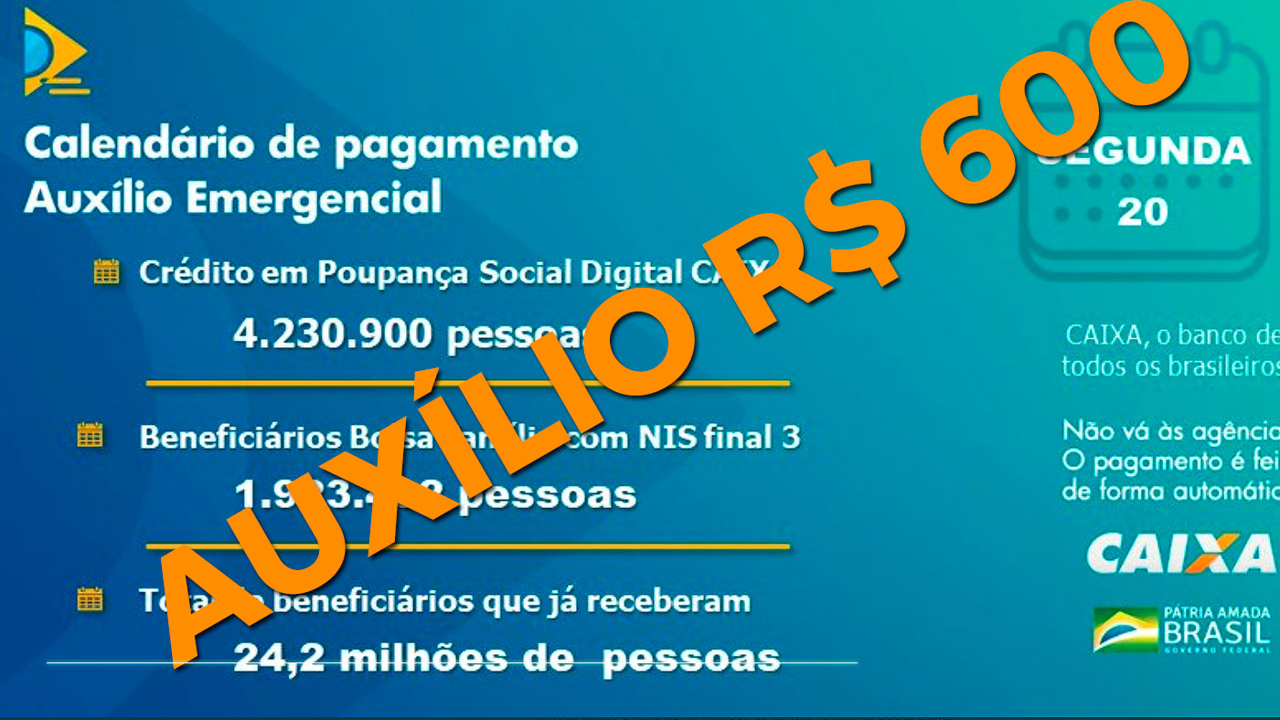 Caixa tem nova rodada de pagamentos do Auxílio Emergencial veja quem