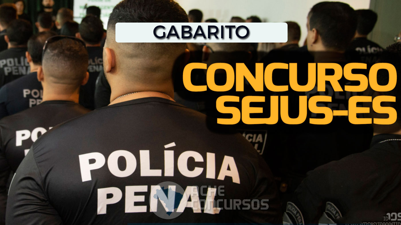 Concurso SEJUS ES - Policia Penal ES - Português 