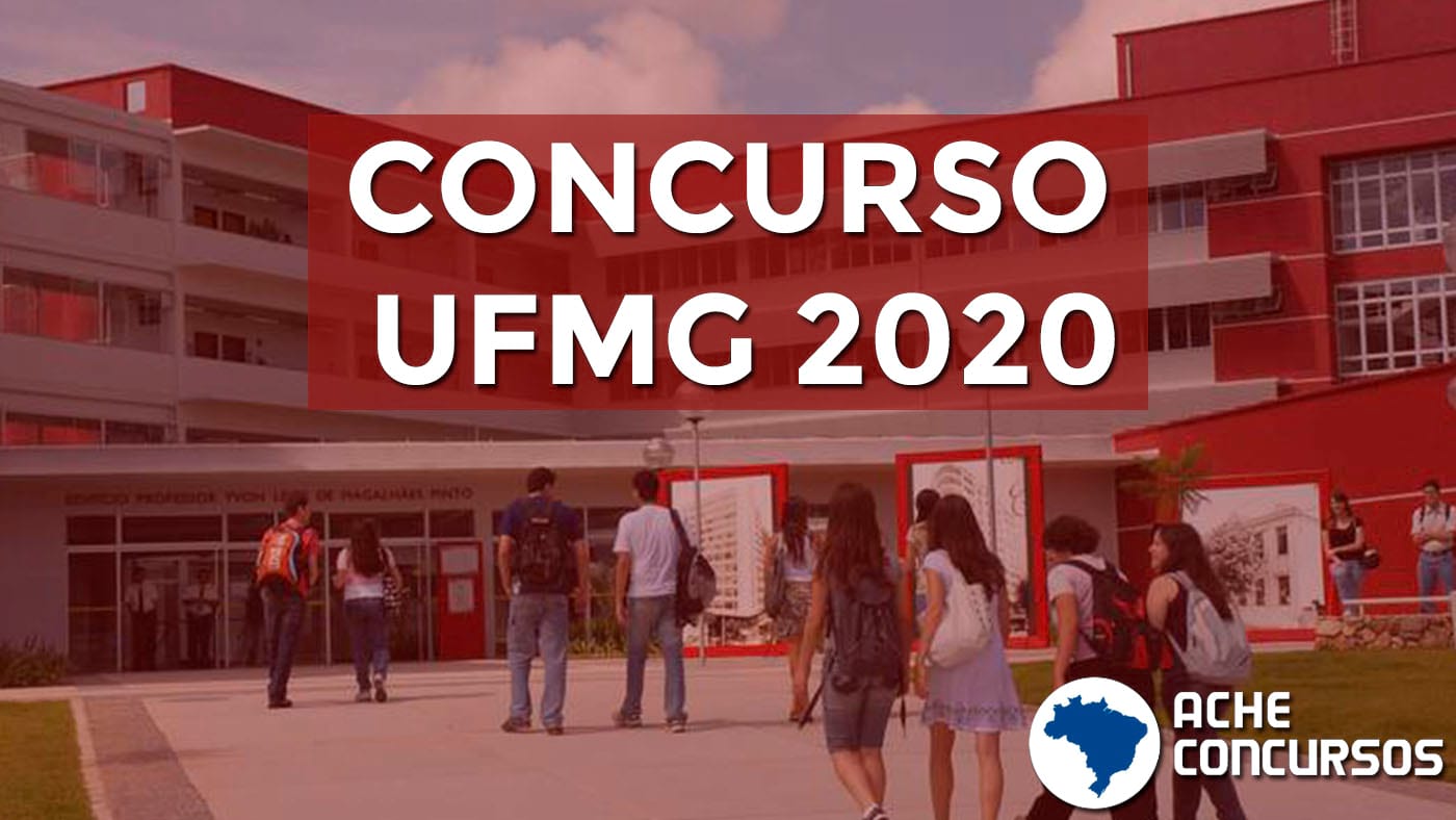 UFMG abre três concursos para Professor Auxiliar Assistente e Adjunto