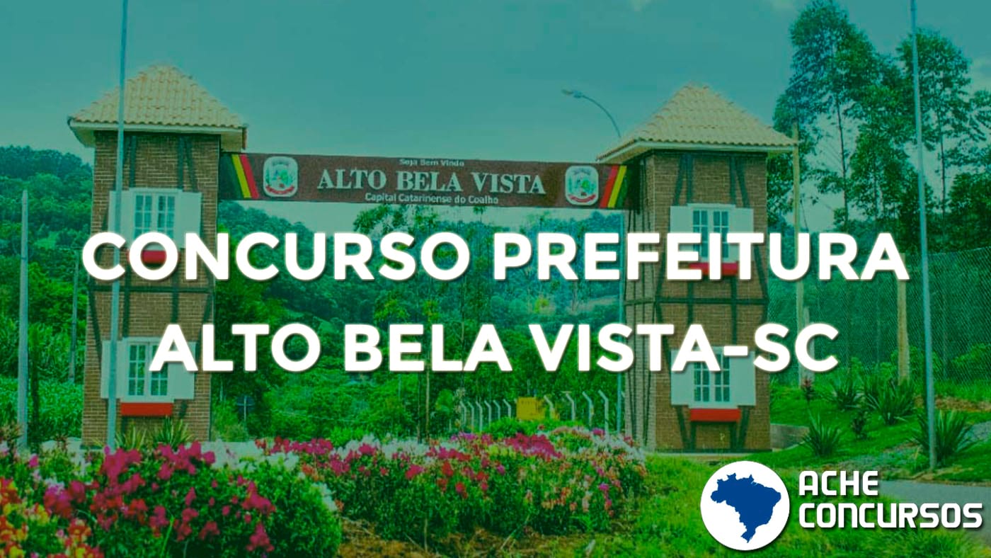 Concurso Prefeitura De Alto Bela Vista SC 2020