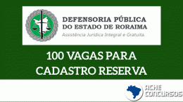 Concurso DPE-RR 2020: Defensoria anuncia edital para Defensores