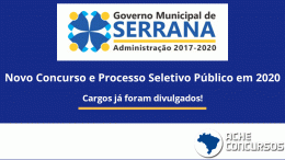 Concurso de Serrana SP 2020: Prefeitura anuncia novos editais