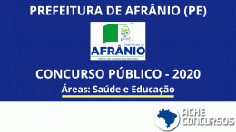 Prefeitura de Afrânio - PE fará novo concurso público em 2020