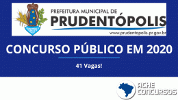 Prefeitura de Prudentópolis-PR fará concurso em 2020: veja os cargos confirmados