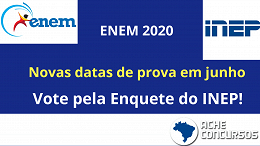 Data da prova do ENEM 2020 será definida em junho e candidatos poderão opinar