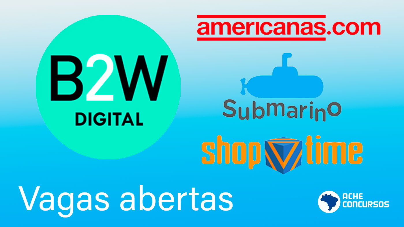 B2W: Submarino, Americanas E Shoptime Têm Mais De 290 Oportunidades De ...