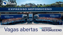 Expresso Nepomuceno tem 126 vagas em dezembro de 2021