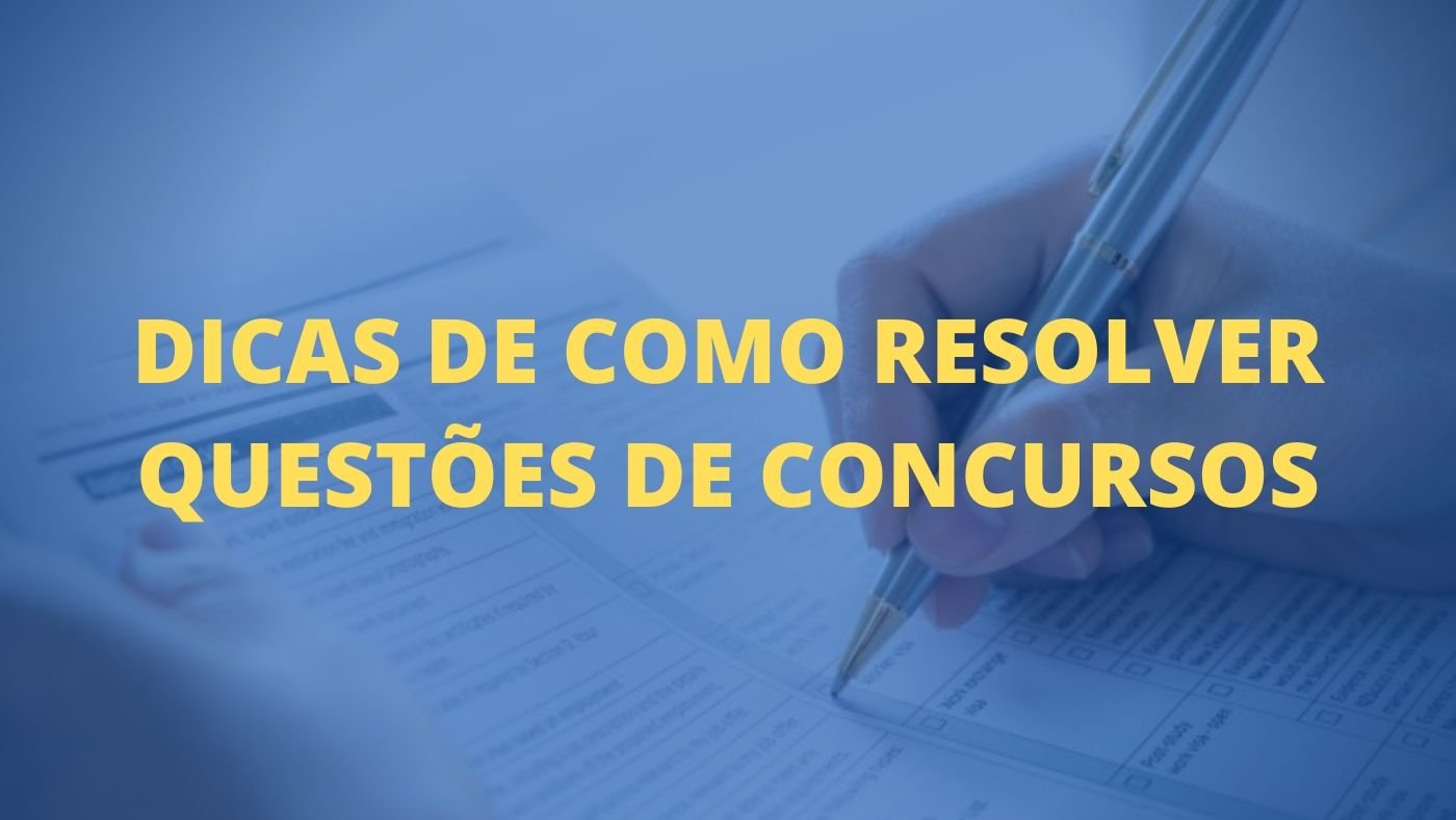 Dicas e melhores sites para resolver questões de concursos