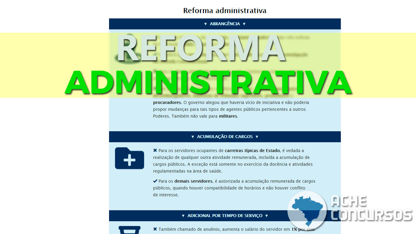 Veja Os 5 Principais Pontos Da Reforma Administrativa