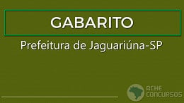 Concurso Jaguariúna-SP 2021: Gabarito sai pela Vunesp