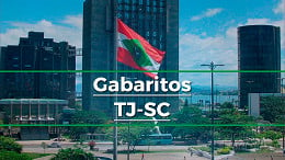 Gabaritos das provas do TJ-SC saem pela FCC nesta segunda, 13