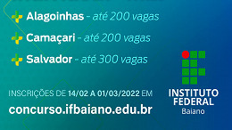 IF Baiano abre 700 vagas para cursos aos beneficiários do Auxílio Brasil