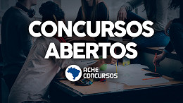 Concursos abertos: 30 órgãos abrem inscrições para 960 vagas na semana