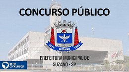 Gabarito do concurso de Suzano-SP sai na quarta-feira, 30