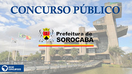 Gabarito concurso Prefeitura de Sorocaba-SP 2022 sai pela Vunesp na segunda, 23