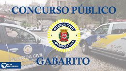 Gabarito oficial do concurso da Guarda Municipal (GCM-SP) sai pelo IBADE nesta segunda, 6