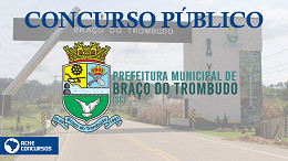 Concurso Prefeitura de Braço do Trombudo-SC 2022: Edital e Inscrição