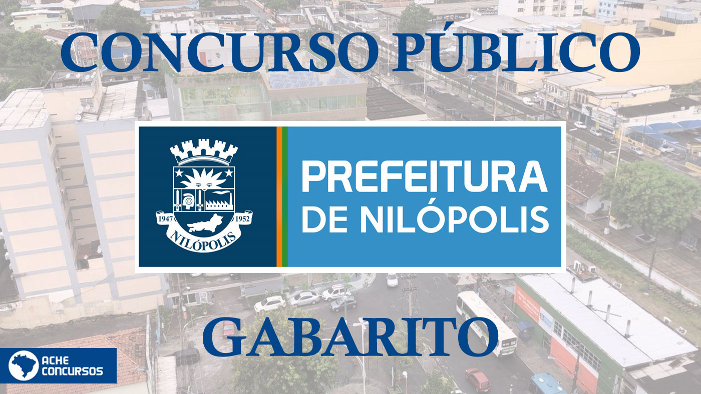 Gabarito Do Concurso De Nil Polis Rj Sai Pelo Ian Nesta Segunda Feira