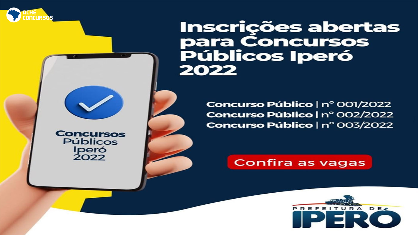 Concurso Prefeitura De Iper Sp Saem Editais