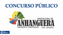 Concurso Anhanguera-GO 2022: Inscrição é prorrogada