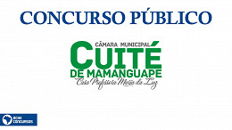 Concurso da Câmara de Cuité de Mamanguape-PB 2022: Inscrição é prorrogada