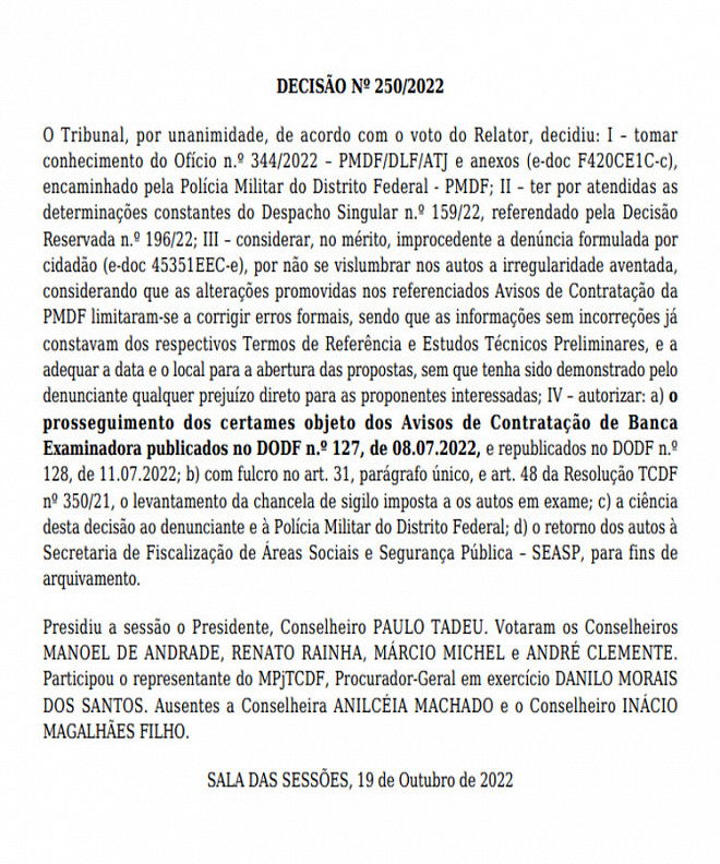 Concurso PM DF 2022 Edital Autorizado