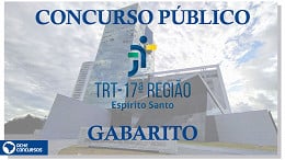 Concurso TRT-ES 2022: gabarito saiu pela FCC segunda, 12