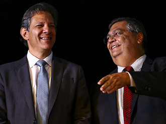 Fernando Haddad e Flávio Dino. Créditos: Marcelo Camargo/Agência Brasil