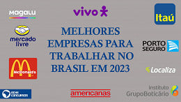 As 10 melhores empresas para se trabalhar no Brasil em 2023