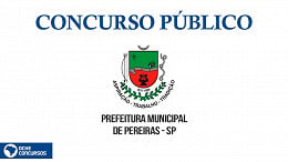 Concurso Prefeitura Pereiras-SP 2022: Edital e inscrição