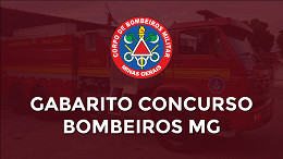 Concurso Bombeiros MG: sai gabarito das provas para Soldado e Soldado Especialista