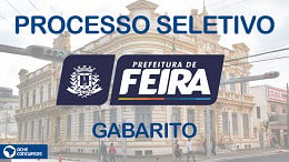 Concurso Prefeitura de Feira de Santana-BA: gabarito sai na segunda, 13