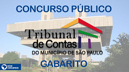 Gabarito do concurso TCM-SP 2023 é divulgado no Diário Oficial