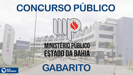 Concurso MP-BA 2023: Gabaritos saíram pela Consulplan nesta segunda-feira