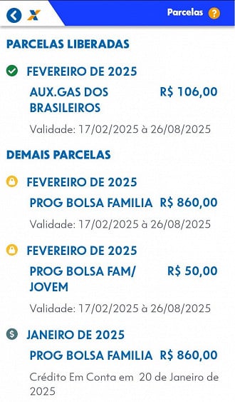 Consulta do Bolsa Família de Fevereiro no Portal Cidadão.