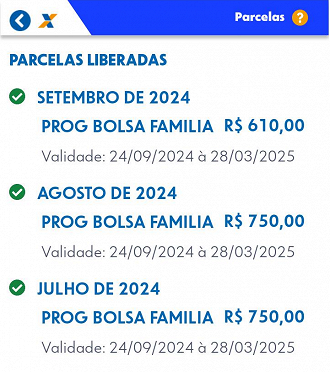 Consulta do Bolsa Família de setembro no Portal Cidadão.