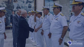 Registro do encontro do Presidente Lula com o Almirantado do Comando da Marinha. Créditos: Ricardo Stuckert/Agência Brasil