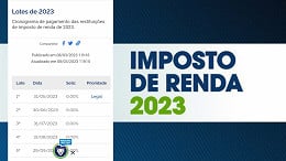 Imposto de Renda 2023: 1º lote de Restituição vai cair em maio