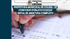 Concurso Prefeitura De Colina Sp Edital E Inscri O