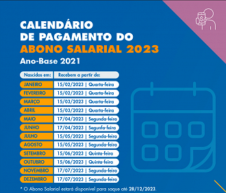 Pis/Pasep: Calendário de pagamento volta em 17 de abril