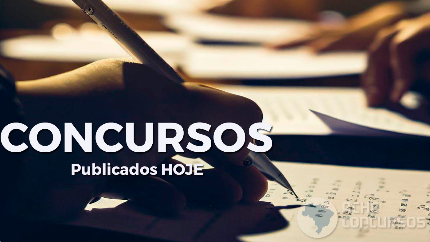 Concursos Editais Publicados Hoje 30 05