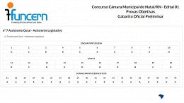 Após 20 respostas iguais, concurso da Câmara de Natal/RN terá nova prova