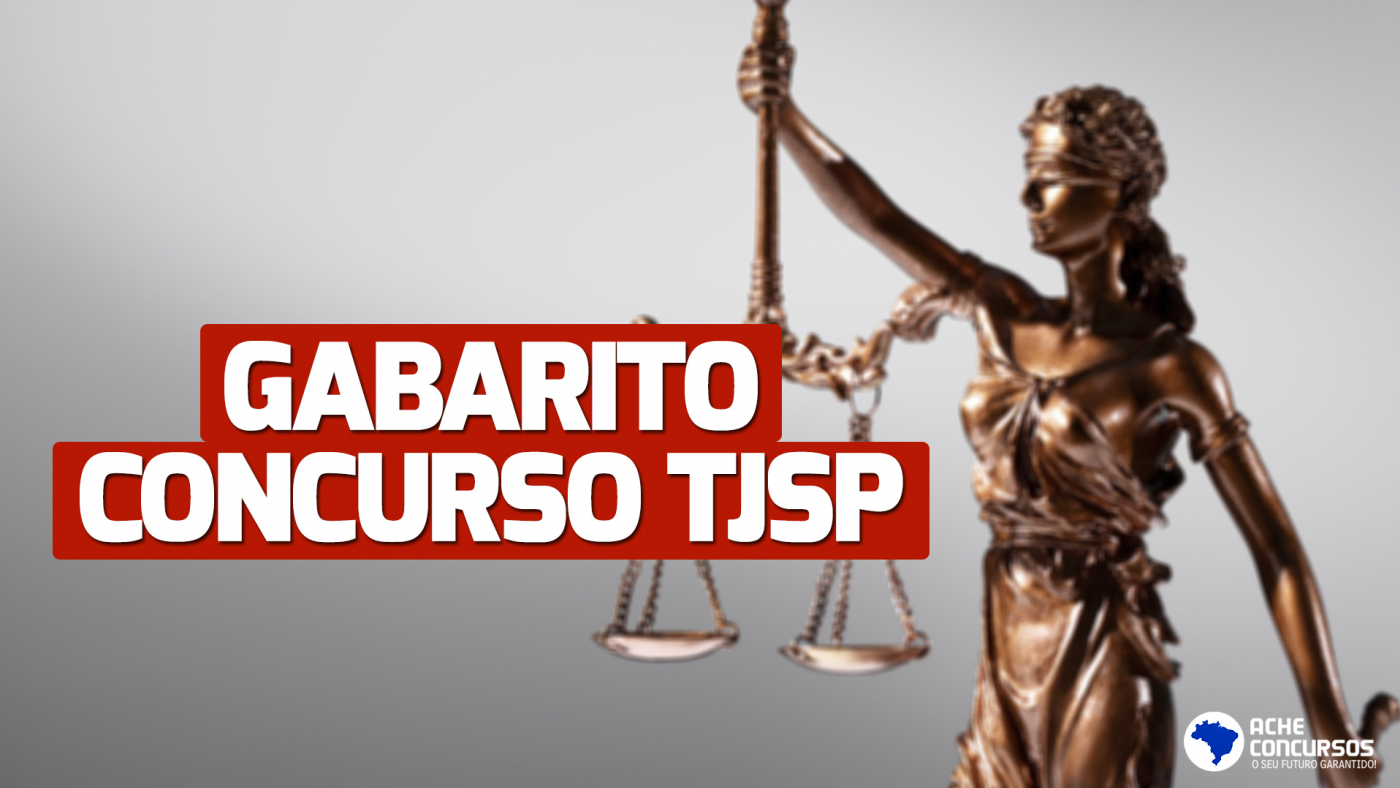 Gabarito Do Concurso Tj Sp Sai Pela Vunesp