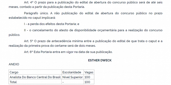 Concurso BACEN 2023 é autorizado 100 vagas conheça a carreira