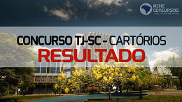 Cebraspe divulga resultado do concurso TJ-SC 2023 para Cartórios