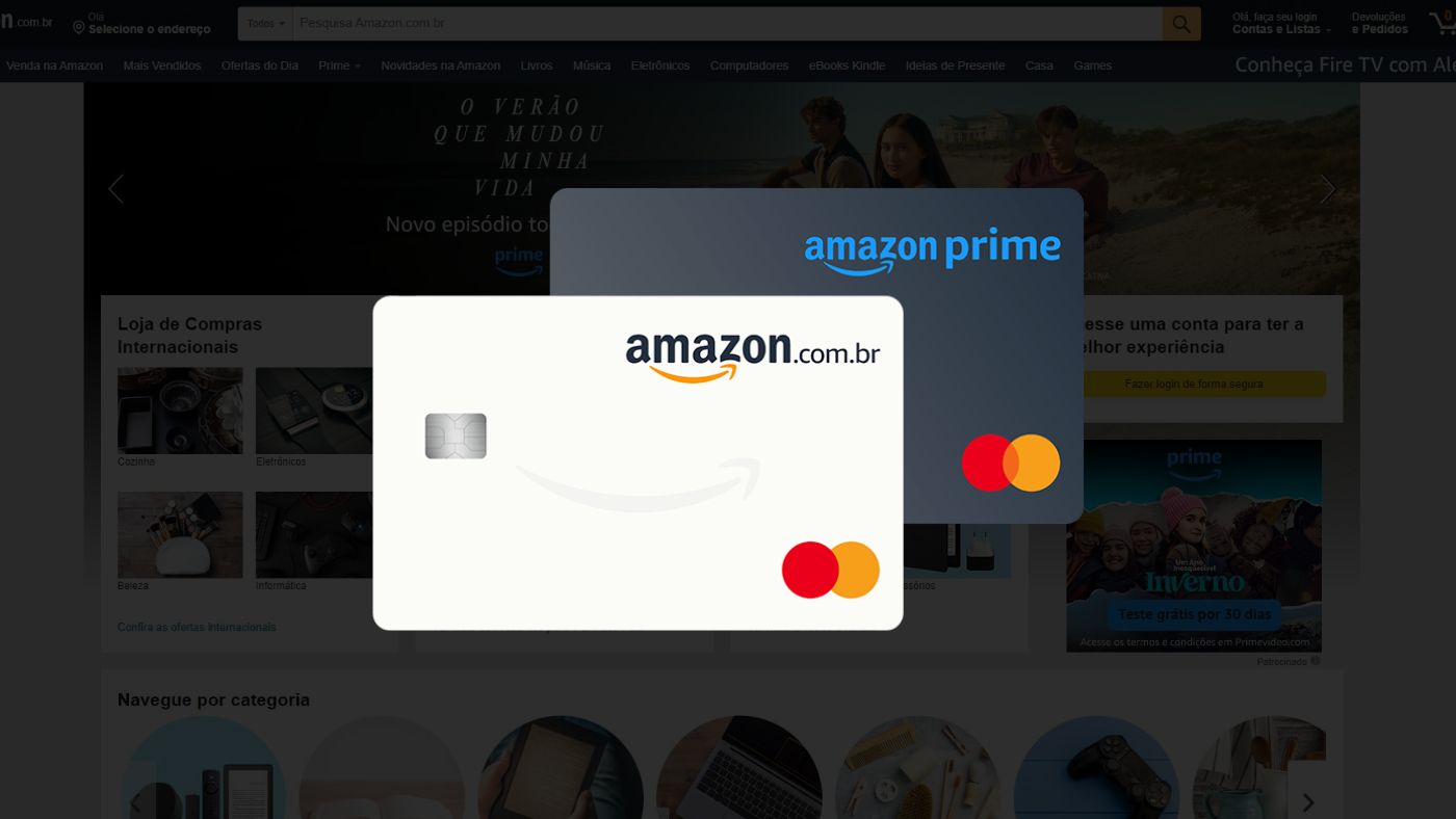 Amazon lança cartão de crédito sem anuidade da Mastercard e promete