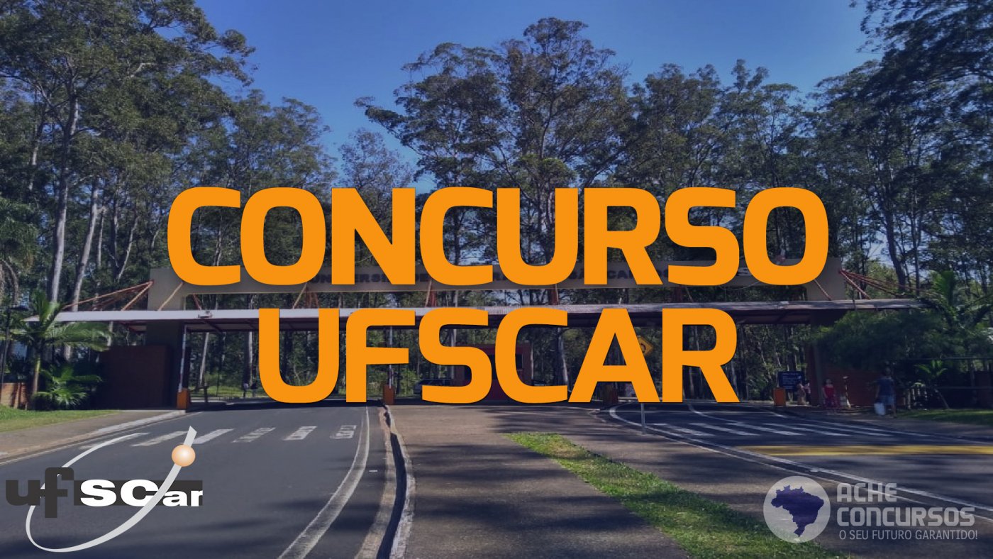 Concurso Ufscar Sp Novo Edital Abre Vagas Para Professor Adjunto