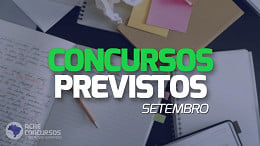 Veja 5 grandes concursos públicos previstos para sair no mês de setembro