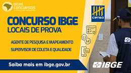 Concurso IBGE: Sai local de prova para 7.548 vagas